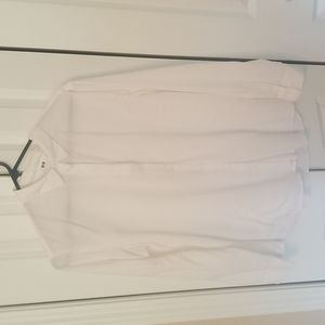 White Uniqlo Button Up Collared Shirt